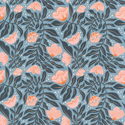 Folk and Lore - Dancing Flowers Lake Yardage