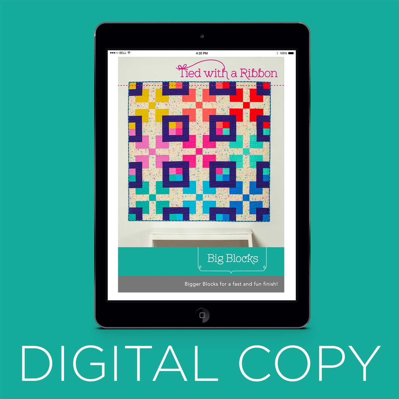 Digital Download - Big Blocks Quilt Pattern Primary Image