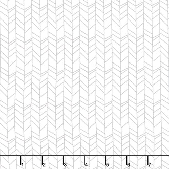 Snuggle In The Jungle Flannel - Snuggle Stripe Grey Yardage