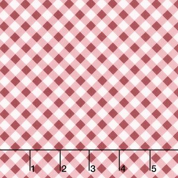 A Walk on the Prairie - Gingham Dusty Rose Yardage Primary Image