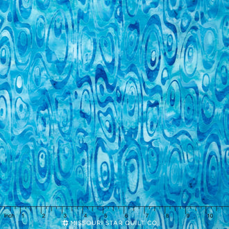 Artisan Batiks - Elementals Landscapes 2 Swirls Pacific Blue Yardage