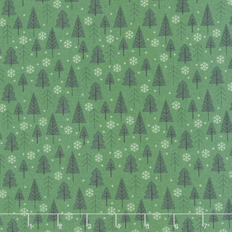 The Magic Of Christmas - Trees Green Yardage