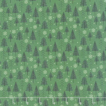 The Magic Of Christmas - Trees Green Yardage