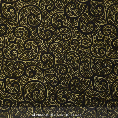 Tonga Batiks - Chai Cosmic Sky Black Yardage