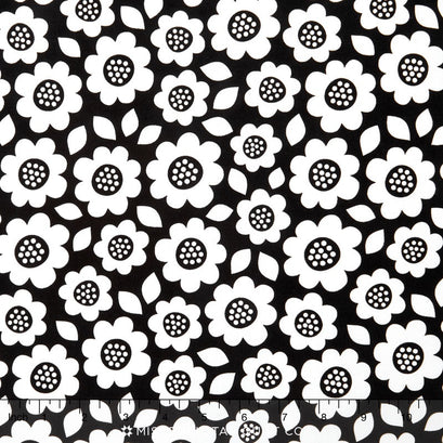 Dot & Dash - Main Black Yardage