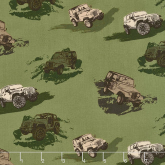 Jeep - Jeep Main Green Yardage