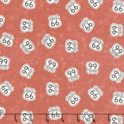 Route 66 - Signs Rust Yardage