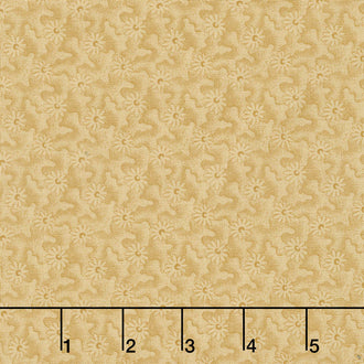 Fresh Cut Flowers - Blooms Tan 108" Wide Backing