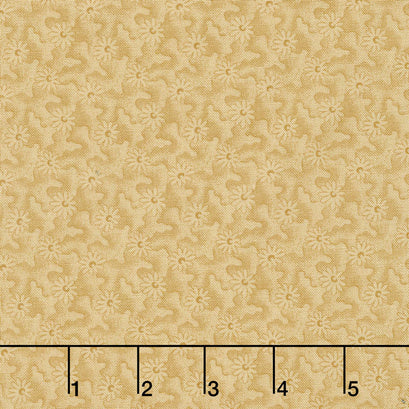 Fresh Cut Flowers - Blooms Tan 108" Wide Backing
