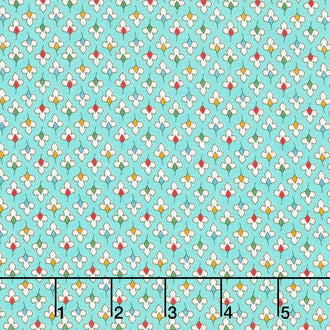 Home Town Holiday - Lights Sea Glass Yardage
