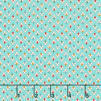 Home Town Holiday - Lights Sea Glass Yardage