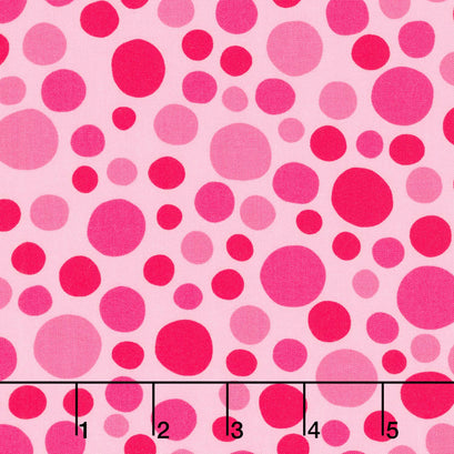 Fiesta - Festive Dots Cotton Candy Yardage
