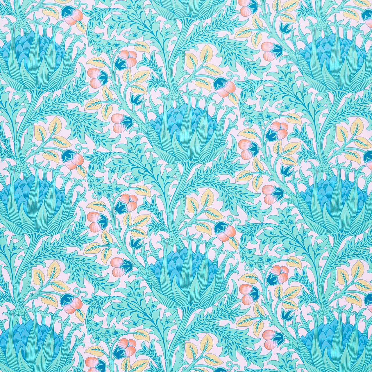 Kaffe Fassett x The Original Morris & Co. - Artichoke Lavender Yardage