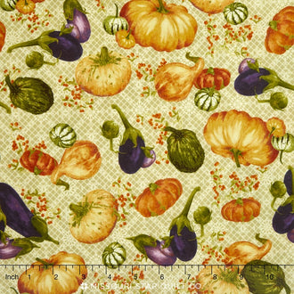 Autumn Hues - Autumn Main Green Yardage