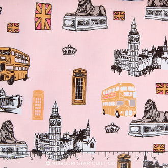 British Invasion - Main Pink Yardage