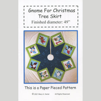 Gnome for Christmas Tree Skirt Pattern