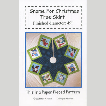 Gnome for Christmas Tree Skirt Pattern