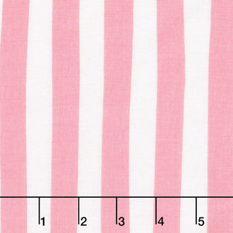 Love Story - Stripes Pink Yardage