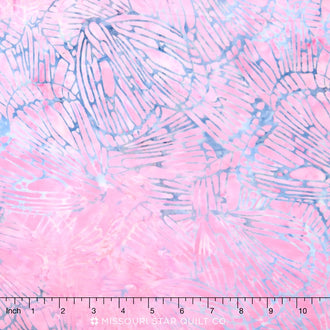 Tonga Batiks - Bouquet Pink Yardage
