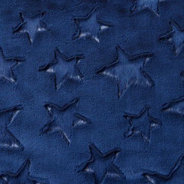 Luxe Cuddle® - Stars Navy Yardage Primary Image