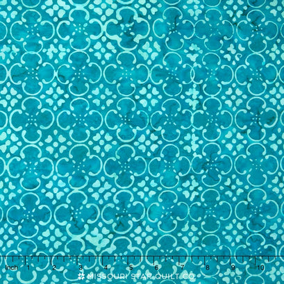 Tonga Batiks - Romance Teal Yardage