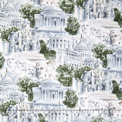 U.S.A - All The Way! - Monuments Grey Yardage