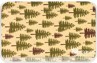 Elk Ridge - Pine Trees Cream Yardage