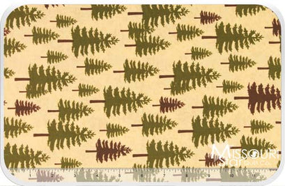 Elk Ridge - Pine Trees Cream Yardage