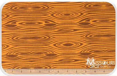 Elk Ridge - Wood Grain Brown Yardage
