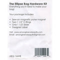 Ellipse Bag Pattern Hardware Kit - Nickel