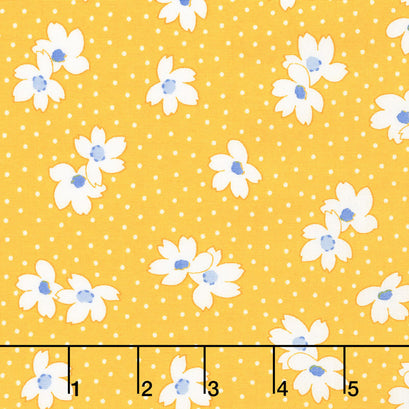 Sunshine Garden - Dots Yellow Yardage