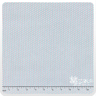 Snug as a Bug - Flowers Aqua Yardage