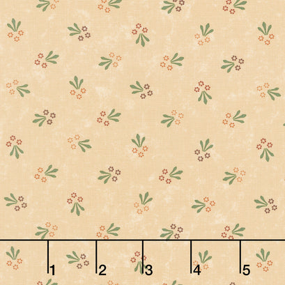 Daisy Lane - Trio Of Blooms Dandelion Multi Yardage