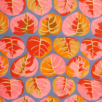 Kaffe Fassett Collective - February 2025 Palm Leaves Pink 108" Wide Backing Yardage