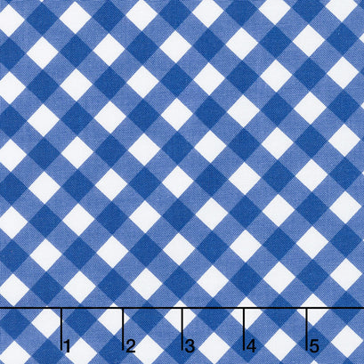 Patriotic Picnic - Gingham Blue Yardage