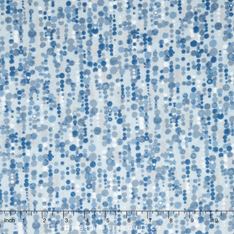 Sound of the Woods 2 - Dots Snow Metallic Yardage