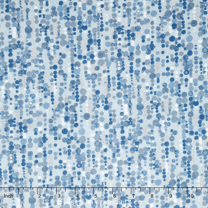 Sound of the Woods 2 - Dots Snow Metallic Yardage