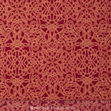 Holiday Flourish - Cardinal Metallic Yardage