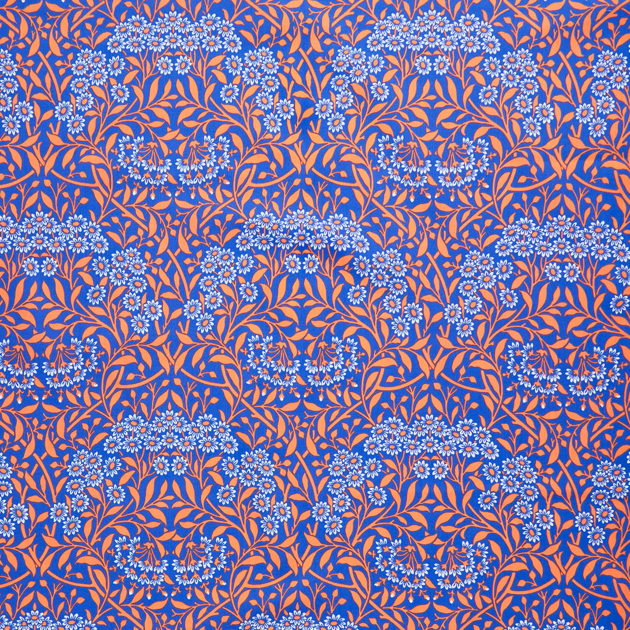 Kaffe Fassett x The Original Morris & Co. - Michaelmas Daisy Cobalt Yardage