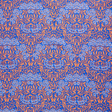 Kaffe Fassett x The Original Morris & Co. - Michaelmas Daisy Cobalt Yardage