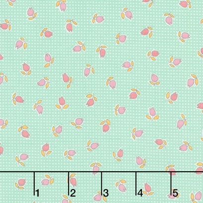 Penny's Dollhouse 2 - Petunia Aloe Yardage