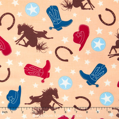 Rodeo Rider - Main Brown Yardage