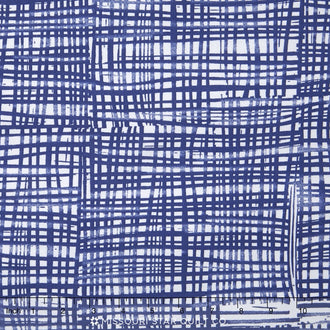 Marks - Indigo Colorstory Crosshatch Indigo Yardage