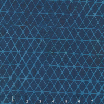 Tonga Batiks - USA Stars And Diamonds Valor Yardage