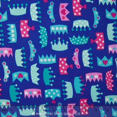 Princess Life - Crystal Crowns Yardage
