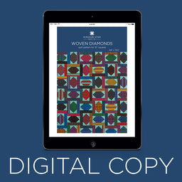 Digital Download - Woven Diamonds Quilt Pattern by Missouri Star