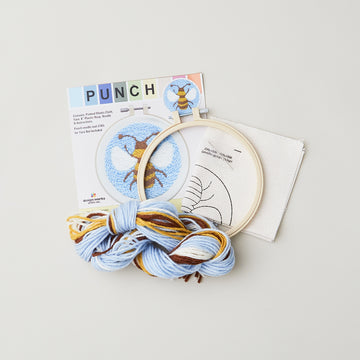 Bee Punch Needle Embroidery Kit