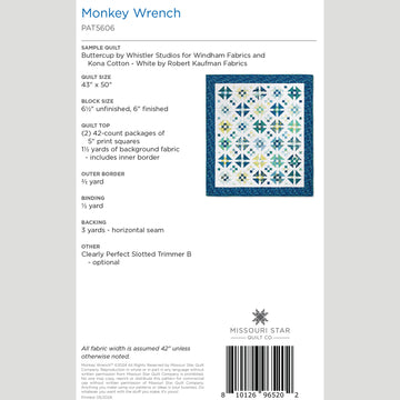 Monkey Wrench Quilt Pattern by Missouri Star Alternative View #1