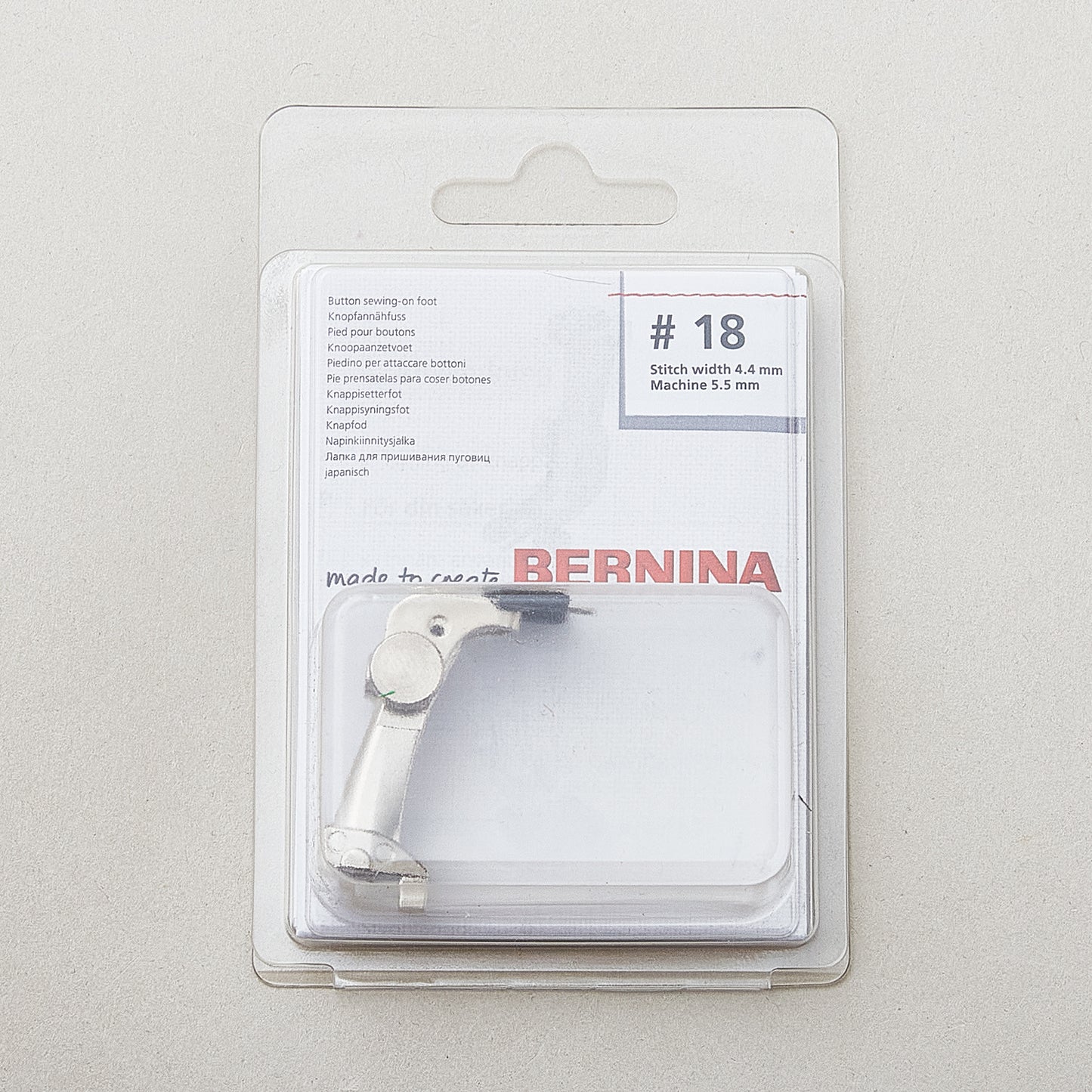 Bernina Button-Sew-On Foot #18 Alternative View #1