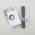 Tula Pink Charade Purse Kit - Charcoal Pebble Faux Leather Alternative View #1